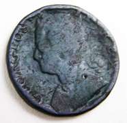 Rare 1740 Britain Rex 1/2 Cent Coin