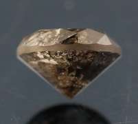 Gorgeous .57ct chocolate and silver Diamond solitaire