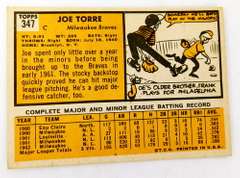 Joe Torre 1963 Topps Baseball Card