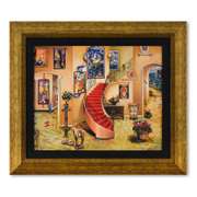 Alexander Astahov, "Chagall View" Framed Limited Edition on Canvas, Numbered and Hand Signed with Letter of Authenticity.