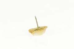 18K Yellow Gold Raw Natural Opal Stone Unique Lapel Pin/Brooch