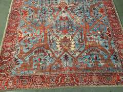 STUNNING ENGINEERED VINTAGE PERSIAN 8' RUNNER