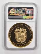 PF69 UCAM 1975 FM Panama Gold 500 Balboa 500th Anniv Of Nunez Birth Graded NGC