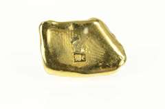 18K Yellow Gold Raw Natural Opal Stone Unique Lapel Pin/Brooch
