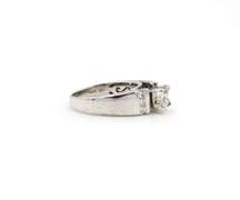 Dazzling White Gold Princess Cut Diamond Engagement Ring