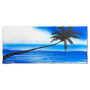 Wyland, "Palm Trees" Framed, Hand Signed Original Painting with Letter of Authenticity.