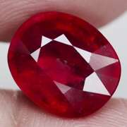 Fantastic 4.80ct oval cut rich blood red Ruby