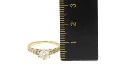 14K Yellow Gold 0.67 Ctw Diamond Classic Engagement Ring