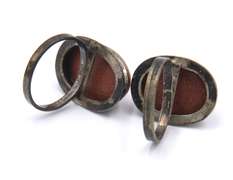 Lot of 2 Vintage Sterling Silver Rings
