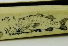Schrade Artist Signed Scrimshaw Knife