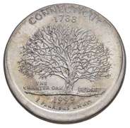 1999-D Connecticut State Quarter OFF CENTER