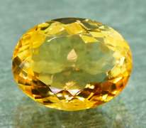 Substantial 12.79ct vivid orange unheated Citrine