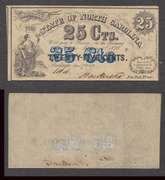 25 Cent State of North Carolina 1864