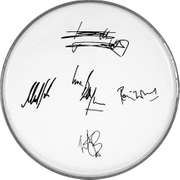 The Rolling Stones Autographed Facsimile Signed Drum Head