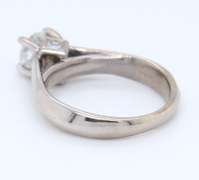 Elegant White Gold Round Brilliant Cut Diamond Ring