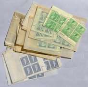 11 40 Cent and 60 1 Cent Mint US Plate Blocks