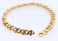 Majestic Yellow Gold Cuban Link Bracelet