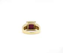2.25ctw Ruby and Diamond Reversible Ring in 14k