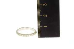 Platinum 0.18 Ctw Art Deco Diamond Wedding Band Ring