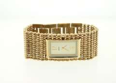 Brand New DNKY Gold  Tone Men's Watch with Mesh Bracelet