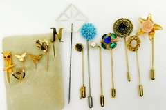 Collection of Vintage Stick Pins