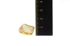 18K Yellow Gold Raw Natural Opal Stone Unique Lapel Pin/Brooch