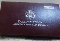 2 Sil Dols: 1999 Dolley Madison PRF & Unc