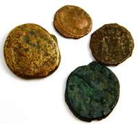 4 Ancient Byzantine Coins