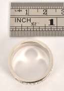 Fascinating 14k White Gold Band