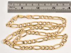 Nice 7mm Figaro Necklace