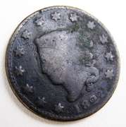 1822 U.S. Large Cent Coin