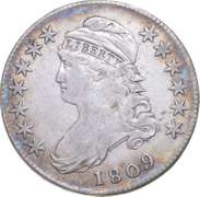 1809 Capped Bust Half Dollar - O-115a