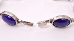 Lavish Lapis Bracelet in Sterling Silver