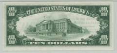 Near Gem CU 1929 $10 National Easthampton, MA (428) PMG-64EPQ