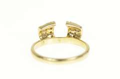 14K Yellow Gold 0.36 Ctw Baguette Diamond Wedding Band Ring