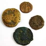 4 Ancient Byzantine Coins