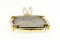 14K Yellow Gold Joanna Shipwreck Coin Reales Statement Pendant