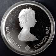 1987 Canada $20 Winter Olympic Games Sterling Silver Proof Coin Ice Skating