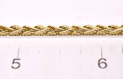 Wonderful Woven Gold Bracelet in 14K Yellow Gold