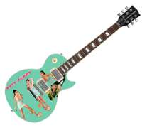 Katy Perry Autographed Multi Image Signing Live Photo Guitar ACOA