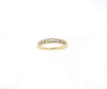 0.50ctw Baguette and Round Diamond Band in 14k