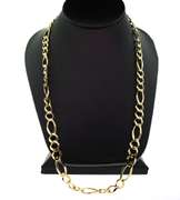 Lovely 14kt figaro chain link necklace