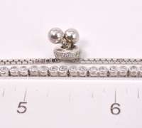 Crystal Set Bracelet in Sterling Silver