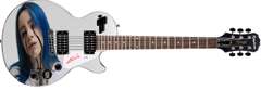 Billie Eilish Signed Gibson Epiphone Les Paul Photo Graphics Guitar ACOA