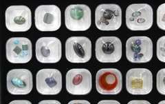 Tray of Loose Colored Gemstones