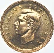 1952 South Africa 1/2 Pound Proof Coin .1177 AGW