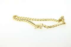 Desirable 10kt Yellow Gold Curb Chain Bracelet