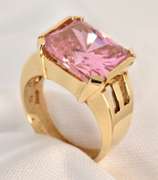 Popular Pink Topaz Ring