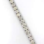 Elegant +30ctw Diamond Platinum Bracelet