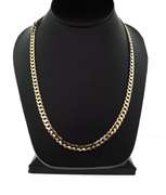 Alluring 14kt gold anchor chain link necklace